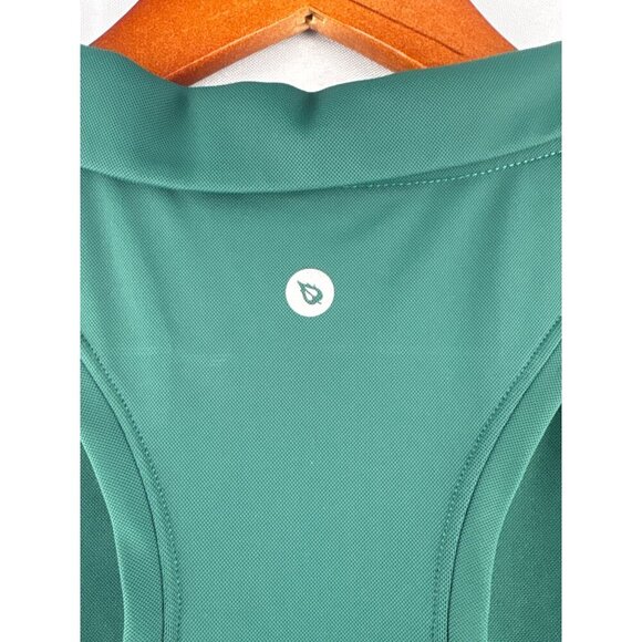 Baleaf Womens Sleeveless Collared Golf Tank Top Green Racerback Size M - Picture 4 of 4